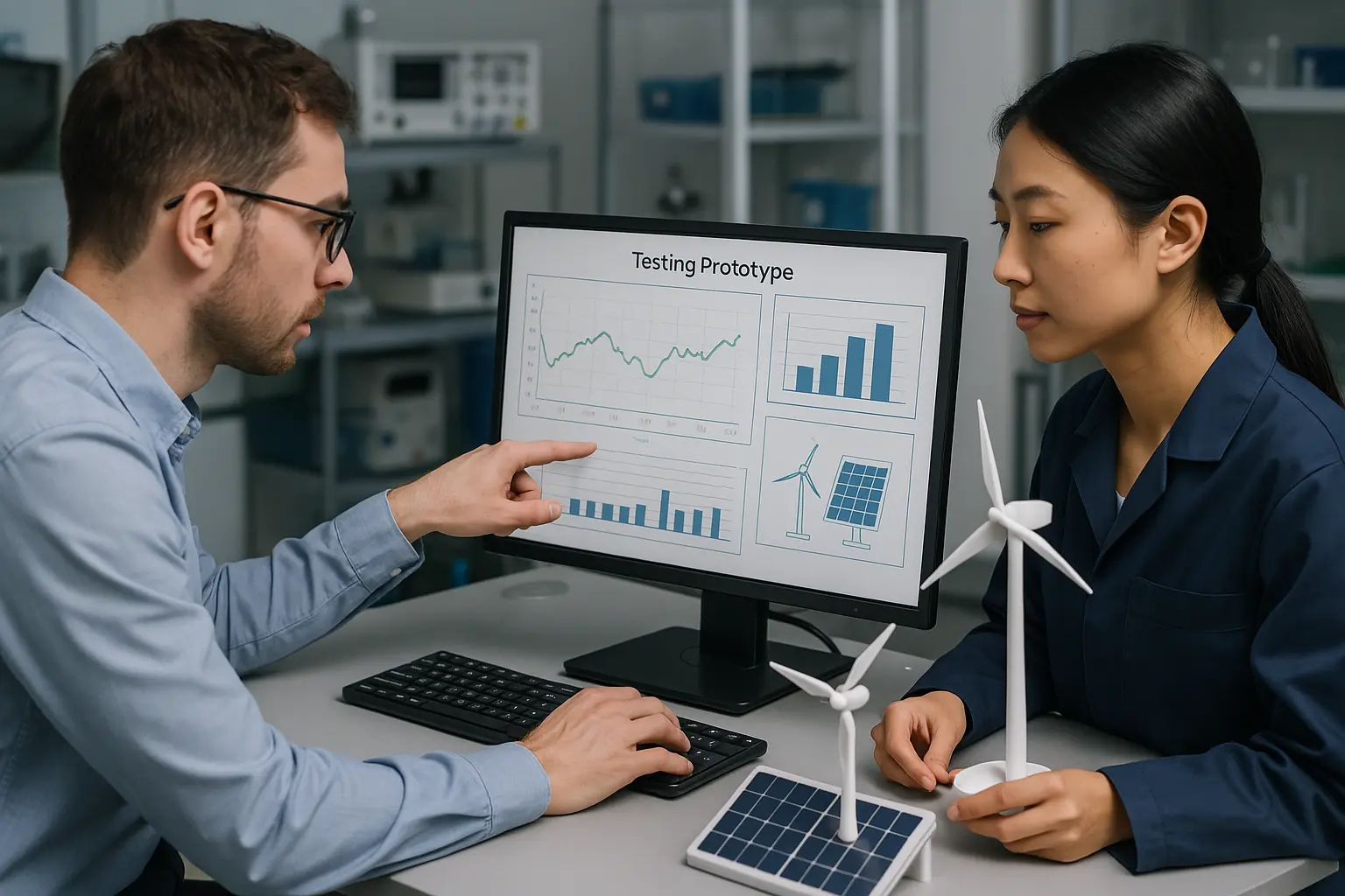 Personas analizando datos